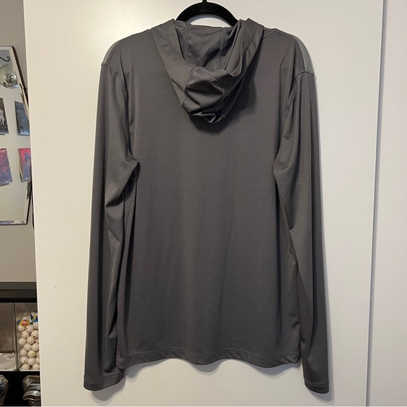 Fanatics Gray Hooded Sweatshirt with Logo - Picture 3 of 5